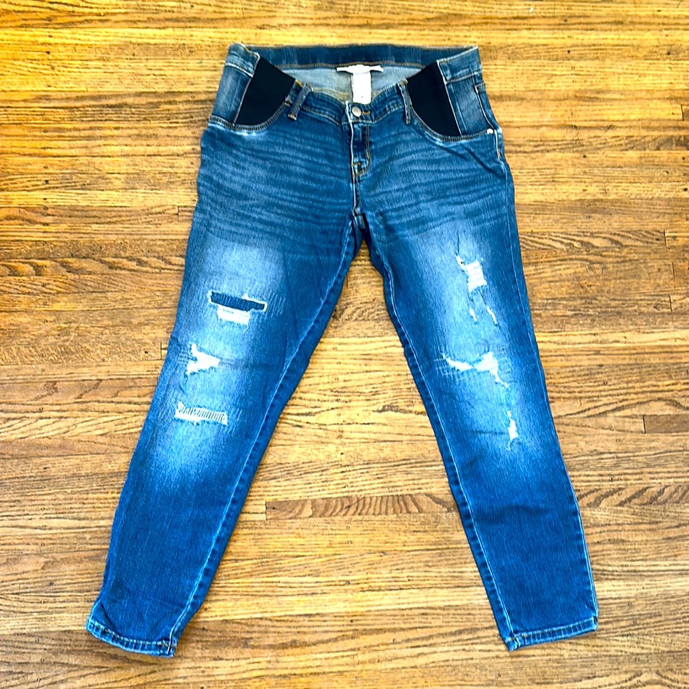 Maternity Side-Panel Jeans